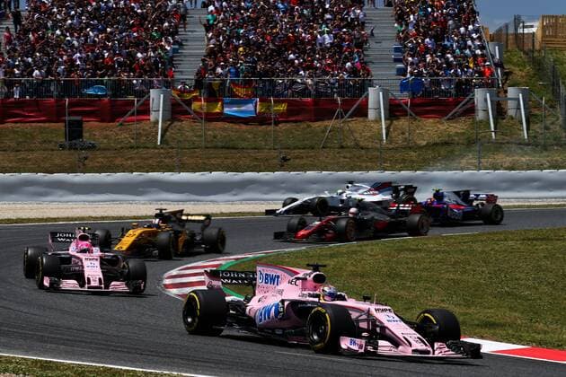 Spanish Grand Prix, Barcelona 11 - 14 May 2017 Sergio Perez (MEX) Sahara Force India F1 VJM10. 14.05.2017. 
