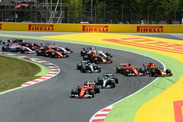 170514 Sebastian Vettel, GER, under Spaniens Grand Prix den 13 maj 2017 i Barcelona.  Copyright: PatrikxLundin BB170514BB380