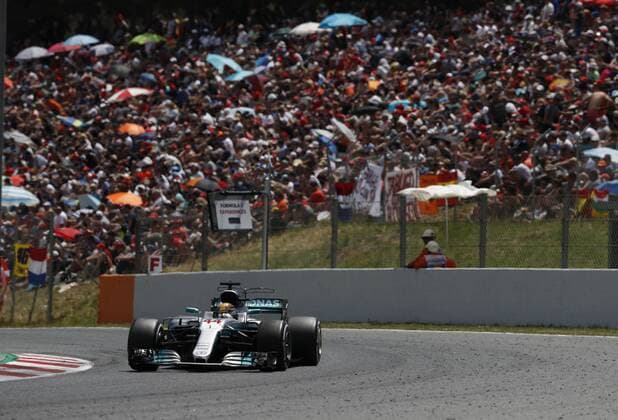 Motorsports: FIA Formula One World Championship WM Weltmeisterschaft 2017, Grand Prix of Spain, 44 Lewis Hamilton (GBR, Mercedes AMG Petronas F1 Team), Barcelona Spain xHOCHxZWEIx