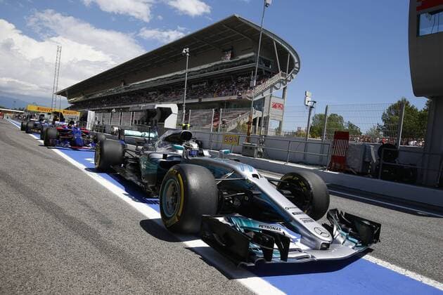 Motorsports: FIA Formula One World Championship WM Weltmeisterschaft 2017, Grand Prix of Spain, 77 Valtteri Bottas (FIN, Mercedes AMG Petronas F1 Team), Barcelona Spain xHOCHxZWEIx