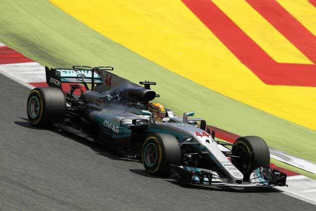 Motorsports: FIA Formula One World Championship WM Weltmeisterschaft 2017, Grand Prix of Spain, 44 Lewis Hamilton (GBR, Mercedes AMG Petronas F1 Team), Barcelona Spain xHOCHxZWEIx