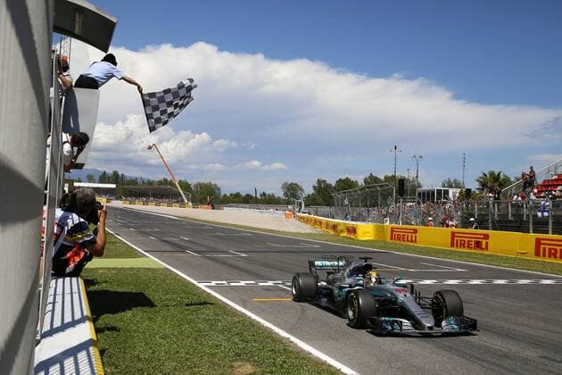Themen der Woche - SPORT Bilder des Tages - SPORT Motorsports: FIA Formula One World Championship WM Weltmeisterschaft 2017, Grand Prix of Spain, 44 Lewis Hamilton (GBR, Mercedes AMG Petronas F1 Team), Barcelona Spain xHOCHxZWEIx