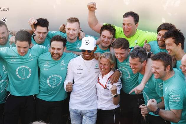 Motorsports: FIA Formula One World Championship WM Weltmeisterschaft 2017, Grand Prix of Spain, 44 Lewis Hamilton (GBR, Mercedes AMG Petronas F1 Team), Barcelona Spain xHOCHxZWEIx