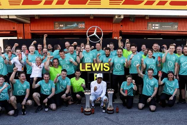 Motorsports: FIA Formula One World Championship WM Weltmeisterschaft 2017, Grand Prix of Spain, 44 Lewis Hamilton (GBR, Mercedes AMG Petronas F1 Team), Barcelona Spain xHOCHxZWEIx