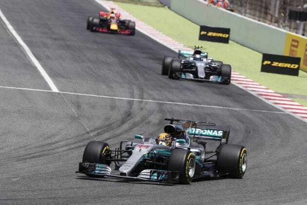 Motorsports: FIA Formula One World Championship WM Weltmeisterschaft 2017, Grand Prix of Spain, 44 Lewis Hamilton (GBR, Mercedes AMG Petronas F1 Team), Barcelona Spain xHOCHxZWEIx