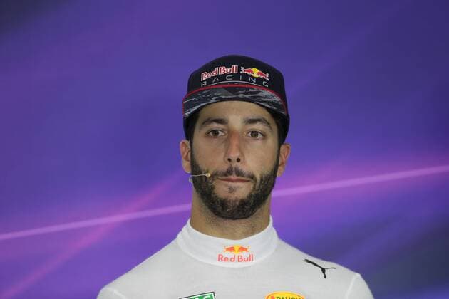 Spanish Grand Prix, Barcelona 11 - 14 May 2017 Daniel Ricciardo (AUS) Red Bull Racing in the FIA press conference PK Pressekonferenz 14.05.2017. 