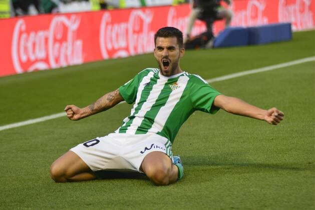 DANI CEBALLOS ( 10 REAL BETIS) CELEBRA SU GOL CON EUFORIA Cordon Press  xJOAQUINxCORCHEROx xx