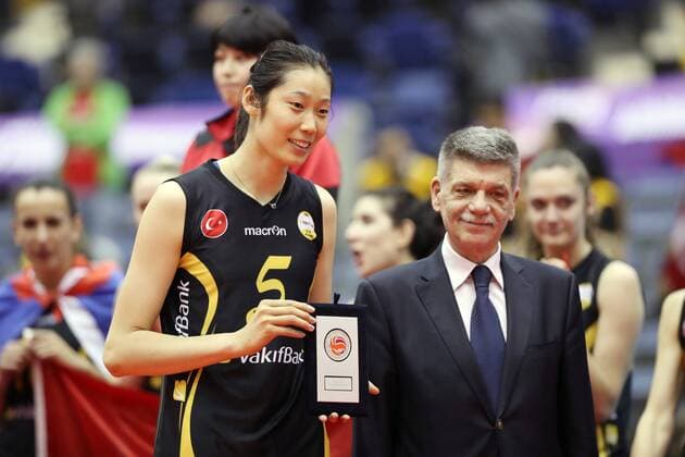 Ting Zhu (VFK), MAY 14, 2017 - Volleyball : 2017 FIVB Volleyball Women s Club World Championship WM Weltmeisterschaft Final match between Vakifbank Istanbul 3-0 Rexona-Sesc Rio in Kobe, Japan. Noxthirdxpartyxsales  (iwpa014683)