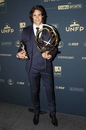 Bilder des Tages - SPORT Edinson Cavani ( Trophee du Meilleur joueur de L1 ) FOOTBALL : Trophees UNFP - Beinsports - 15 05 2017 GwendolineLeGoff Panoramic 