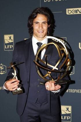 Edinson Cavani ( Trophee du Meilleur joueur de L1 ) FOOTBALL : Trophees UNFP - Beinsports - 15 05 2017 GwendolineLeGoff Panoramic 