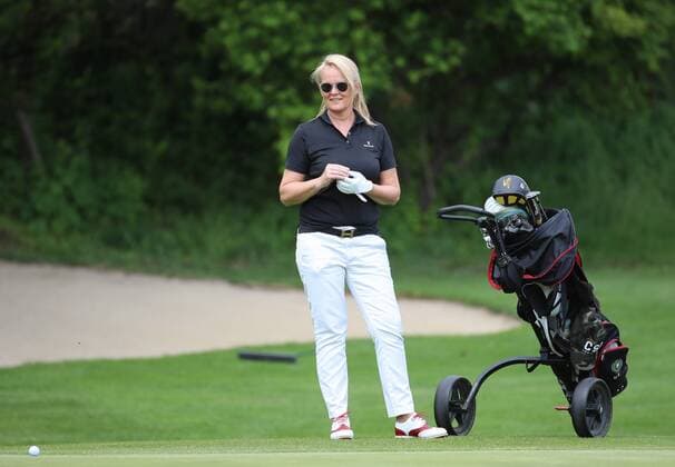GOLF - Goesser Open GRAZ,AUSTRIA,16.MAY.17 - GOLF - Goesser Open, Shoot Out, GC Andritz. Image shows Andrea Haase. GEPAxpictures xChristianxWalgram