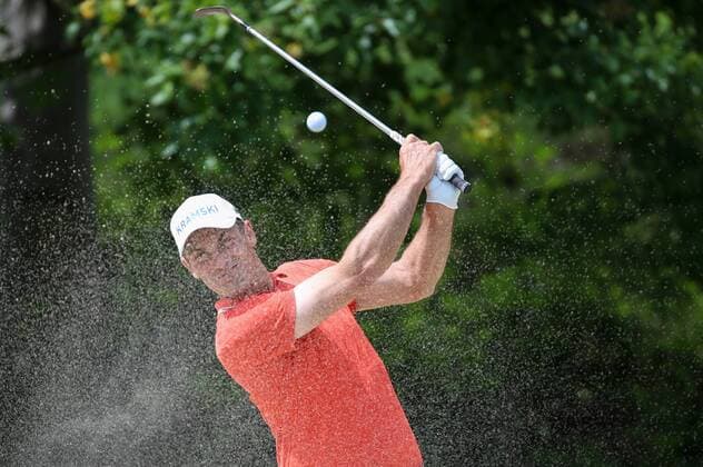 GOLF - Goesser Open GRAZ,AUSTRIA,16.MAY.17 - GOLF - Goesser Open, Shoot Out, GC Andritz. Image shows Florian Fritsch (GER). GEPAxpictures xChristianxWalgram