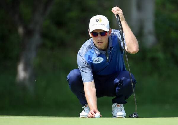 GOLF - Goesser Open GRAZ,AUSTRIA,16.MAY.17 - GOLF - Goesser Open, Shoot Out, GC Andritz. Image shows Lukas Nemecz (AUT). GEPAxpictures xChristianxWalgram