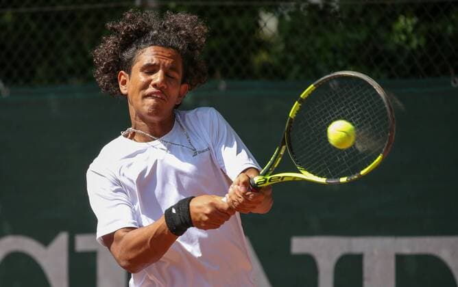 TENNIS - International Spring Bowl MOEDLING,AUSTRIA,16.MAY.17 - TENNIS - International Spring Bowl. Image shows Jack Draper (GBR). GEPAxpictures xMarioxKneisl