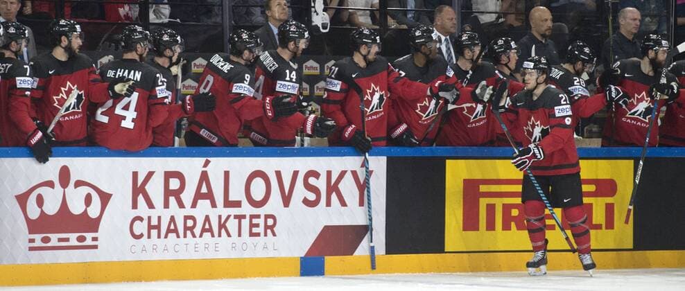 Brayden Point of Canada in action during the Ice hockey Eishockey World Championships group B match between Canada and Finland in Paris, France, Tuesday, May 16, 2017. (CTKxPhoto MichalxKamaryt) CTKPhotoP201705161020301  kmt 4