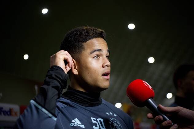 18-05-2017 VOETBAL: TRAINING AJAX: AMSTERDAM Justin Kluivert (Ajax) Foto:SCS Michel Utrecht Training session Ajax UEFA Europa League 2016 2017 xVIxVIxImagesx xSoenarxChamidxsportfotografiexIVx 7816921