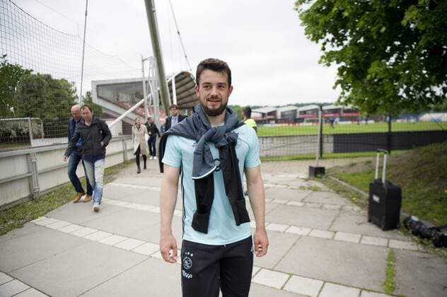 18-05-2017 VOETBAL: TRAINING AJAX: AMSTERDAM Amin Younes (Ajax) Foto:SCS Michel Utrecht Training session Ajax UEFA Europa League 2016 2017 xVIxVIxImagesx xSoenarxChamidxsportfotografiexIVx 7817401