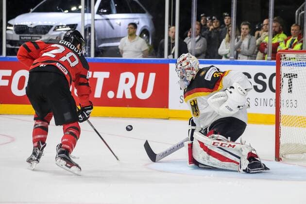 vl. Claude Giroux (CAN), Philipp Grubauer (GER), Kanada - Deutschland Koeln Copyright: xHorn xEibner-Pressefotox EP_BHN