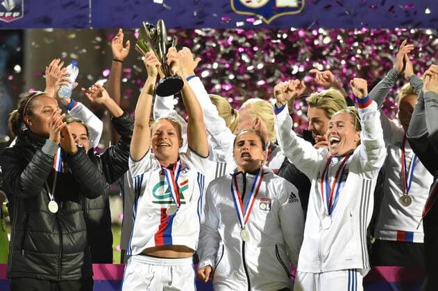 Lyon vainqueur de la coupe de France FOOTBALL : Paris SG - Lyon - Finale Coupe de France Feminines - 19 05 2017 BrunoPerrel Panoramic BrunoP 