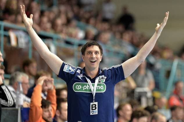 Bilder des Tages - SPORT 19-05-2017 pmk MZ115871 Handball Herren Bundesliga Saison 2016 2017 TSV Hannover-Burgdorf Jens BUERKLE -Trainer- HannBurgdorf