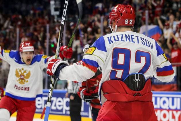 Yevgeni Kuznetsov (RUS) erzielt das Tor zum 0:1, Kanada - Russland Koeln Copyright: xHorn xEibner-Pressefotox EP_bhorn