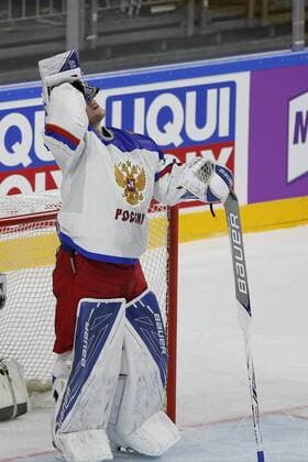 IIHF WM 2017, Kanada - Russland, 20.05.2017 Andrei Vasilevsky (Russland, 88); IIHF WM 2017, Kanada - Russland am 20.05.2017 in der Lanxess-Arena in Koeln (Deutschland). xadx