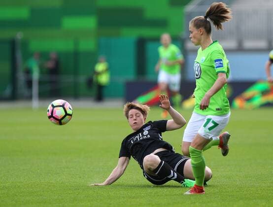 VfL vs Jena, Frauen Wolfsburg, Deutschland. 21.05.2017, FUßBALL - VfL Wolfsburg vs FF USV Jena, 1. Allianz Frauen Bundesliga, Saison 2016-17. Bild zeigt: Ewa Pajor (VfL Wolfsburg) Wolfsburg