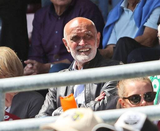 Martin Kind auf der Tribuene beim Spiel SV Sandhausen gegen den Hannover 96 am 21.05.2017 in der 2. Fussball Bundesliga, Sandhausen Copyright: xBermel Eibner-Pressefotox EP_mbl