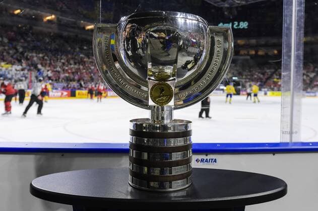 Eishockey, WM, Finale, Kanada - Schweden 170521 Pokalen under finalen mellan Kanada och Sverige pa ishockey-VM den 21 maj 2017 i Köln.  Copyright: JOELxMARKLUND BB170521JM110