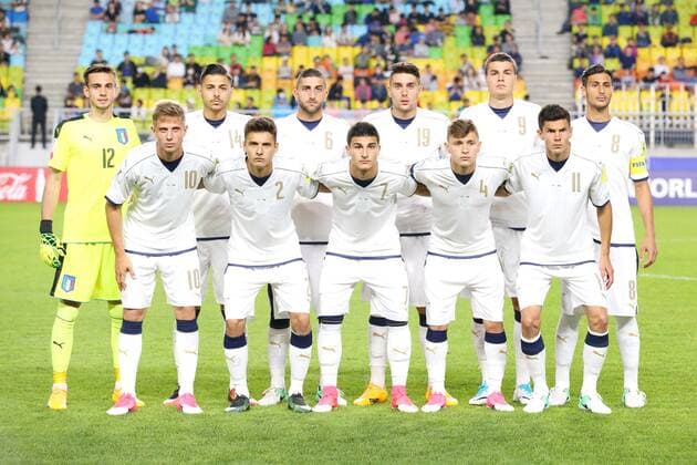 U-20 Italy team group Mannschaftsbild Totale line-up (ITA), MAY 21, 2017 - Football Soccer : 2017 FIFA U-20 Wolrd Cup Group D match between Italy 0-1 Uruguay at Suwon World Cup Stadium in Suwon, South Korea. Noxthirdxpartyxsales  (ipha038021)