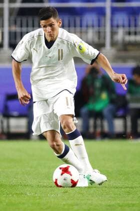 Matteo Pessina (ITA), MAY 21, 2017 - Football Soccer : 2017 FIFA U-20 Wolrd Cup Group D match between Italy 0-1 Uruguay at Suwon World Cup Stadium in Suwon, South Korea. Noxthirdxpartyxsales  (ipha038044)
