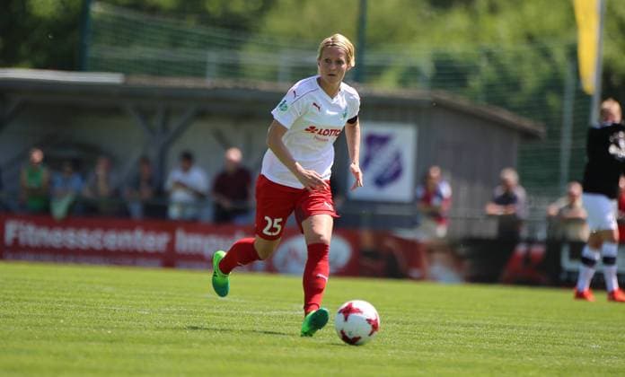 21.05.2017 xcex Deutschland, Willstätt, Frankfurt, Fussball, Frauenfussball Allianz Frauen-Bundesliga Saison 2016 2017 SC Sand gegen 1. FFC Frankfurt Saskia Bartusiak (Frankfurt)