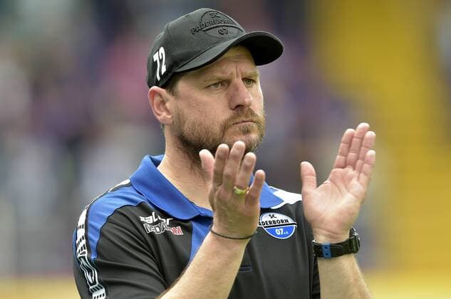 20-05-2017 pmk MZ116090 Fussball Herren 3.Liga Saison 2016 2017 SC Paderborn Steffen Baumgart -Trainer- Paderborn