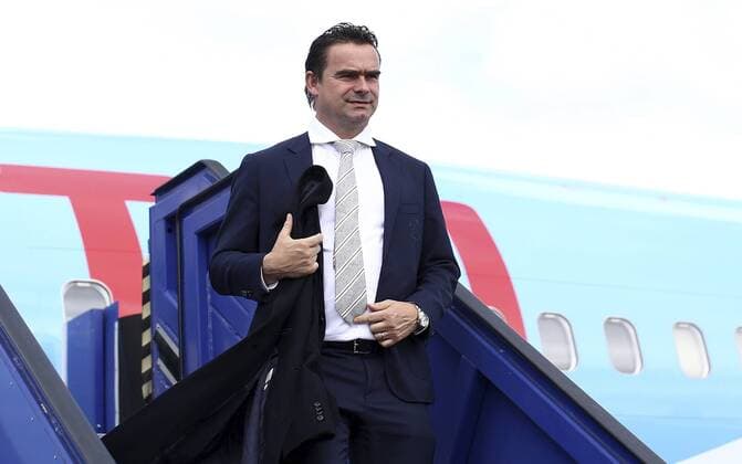 Previews - UEFA Europa League Final 170523 STOCKHOLM, SWEDEN - MAY 23: Marc Overmars arrives with the team ahead of the UEFA Europa League Final between Ajax and Manchester United ManU at Friends Arena on May 23, 2017 in Stockholm, Sweden. (Photo by Jan Kruger - UEFA) Local Caption Marc Overmars I denna handout-bild fran UEFA den 23 maj 2017 i Stockholm.  Copyright: JanxKrugerx-xUEFA BB170523BB205