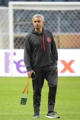 SOCCER - UEFA EL, Ajax vs Manchester SOLNA,SWEDEN,23.MAY.17 - SOCCER - UEFA Europa League, final, Ajax Amsterdam vs Manchester United ManU preview, final training Manchester. Image shows head coach Jose Mourinho (Manchester). GEPAxpictures xAndreasxPranter