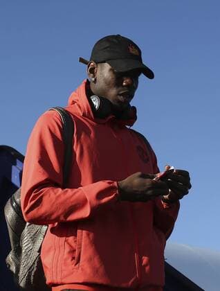 Previews - UEFA Europa League Final 170523 STOCKHOLM, SWEDEN - MAY 23: In this handout image provided by UEFA, Paul Pogba of Manchester United ManU arrives ahead of the UEFA Europa League Final between Ajax and Manchester United at Stockholm Arlanda Airport on May 23, 2017 in Stockholm, Sweden. (Photo by Jan Kruger - UEFA) Local Caption Paul PogbaI denna handout-bild fran UEFA den 23 maj 2017 i Stockholm.  Copyright: JanxKrugerx-xUEFA BB170523BB328