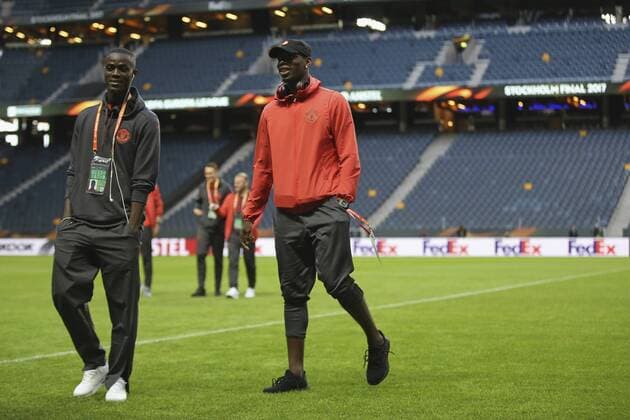 Previews - UEFA Europa League Final 170523 STOCKHOLM, SWEDEN - MAY 23: Paul Pogba of Manchester United ManU during a walk around at The Friends Arena ahead of the UEFA Europa League Final between Ajax and Manchester United at Friends Arena on May 23, 2017 in Stockholm, Sweden. (Photo by Steve Bardens - UEFA)I denna handout-bild fran UEFA den 23 maj 2017 i Stockholm.  Copyright: StevexBardensx-xUEFA BB170523BB363