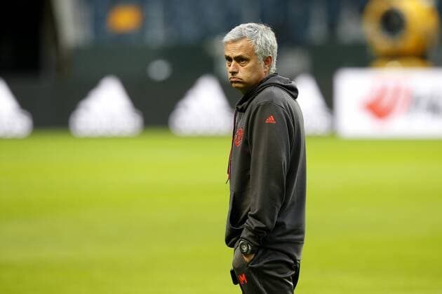 Manchester United ManU manager Jose Mourinho takes a walk on the pitch ahead of the UEFA Europa League Final at the Friends Arena, Stockholm. Picture date: May 23rd, 2017. Pic credit should read: Matt McNulty Sportimage EDITORIAL USE ONLY. No use with unauthorised audio, video, data, fixture lists, club league logos or live services. Online in-match use limited to 120 images, no video emulation. No use in betting, games or single club league player publications.