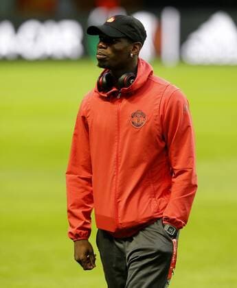 Paul Pogba of Manchester United ManU ahead of the UEFA Europa League Final at the Friends Arena, Stockholm. Picture date: May 23rd, 2017. Pic credit should read: Matt McNulty Sportimage EDITORIAL USE ONLY. No use with unauthorised audio, video, data, fixture lists, club league logos or live services. Online in-match use limited to 120 images, no video emulation. No use in betting, games or single club league player publications.