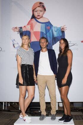 Maria Sharapova Lucas Pouille Madison Keys TENNIS : Soiree Evian Oversize - Paris - 23 05 2017 JBAutissier Panoramic 