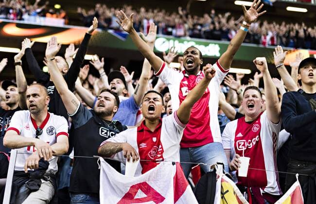 Stockholm, 24.05.2017 Ajax Fans machen Stimmung in der Friends Arena Ajax Amsterdam - Manchester United ManU