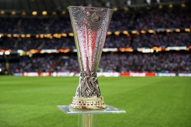 170524 Pokalen inför finalen i Europa League mellan Ajax och Manchester United ManU den 24 maj 2017 i Stockholm.  Copyright: JOHANNAxLUNDBERG BB170524JL001