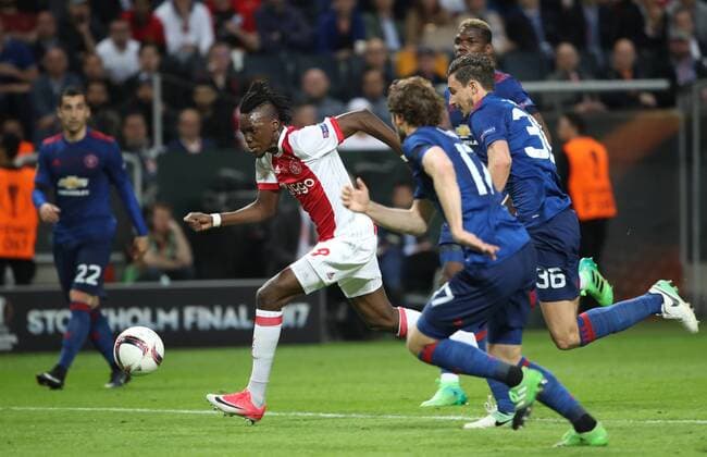 SOCCER - UEFA EL, Ajax vs Manchester SOLNA,SWEDEN,24.MAY.17 - SOCCER - UEFA Europa League, final, Ajax Amsterdam vs Manchester United ManU Image shows Traore Bertrand Traore (Ajax). GEPAxpictures xAndreasxPranter