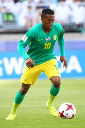 Sipho Mbule (RSA), MAY 24, 2017 - Football Soccer : 2017 FIFA U-20 World Cup Group D match between South Africa 2-0 Italy at Suwon World Cup Stadium in Suwon, South Korea. Noxthirdxpartyxsales  (ipha038236)