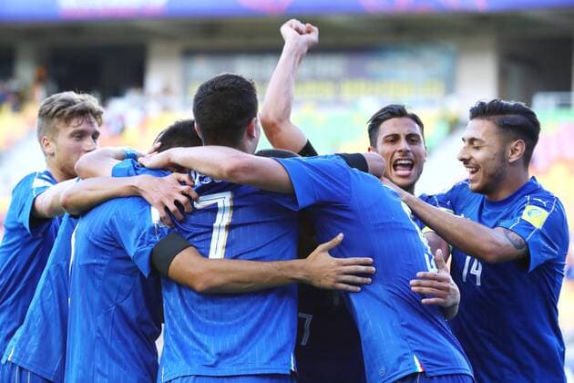 U-20 Italy team group Mannschaftsbild Totale (ITA), MAY 24, 2017 - Football Soccer : 2017 FIFA U-20 World Cup Group D match between South Africa 2-0 Italy at Suwon World Cup Stadium in Suwon, South Korea. Noxthirdxpartyxsales  (ipha038251)