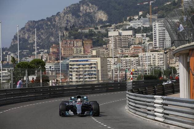 Motorsports: FIA Formula One World Championship WM Weltmeisterschaft 2017, Grand Prix of Monaco, 44 Lewis Hamilton (GBR, Mercedes AMG Petronas F1 Team), Monte Carlo Monaco xHOCHxZWEIx
