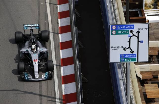 Motorsports: FIA Formula One World Championship WM Weltmeisterschaft 2017, Grand Prix of Monaco, 44 Lewis Hamilton (GBR, Mercedes AMG Petronas F1 Team), Monte Carlo Monaco xHOCHxZWEIx