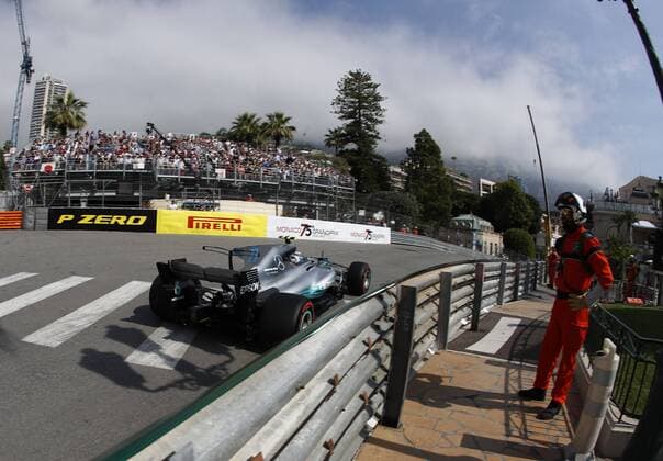 Motorsports: FIA Formula One World Championship WM Weltmeisterschaft 2017, Grand Prix of Monaco, 77 Valtteri Bottas (FIN, Mercedes AMG Petronas F1 Team), Monte Carlo Monaco xHOCHxZWEIx
