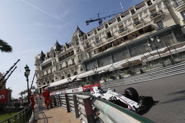 Motorsports: FIA Formula One World Championship WM Weltmeisterschaft 2017, Grand Prix of Monaco, 18 Lance Stroll (CAN, Williams Martini Racing), Monte Carlo Monaco xHOCHxZWEIx