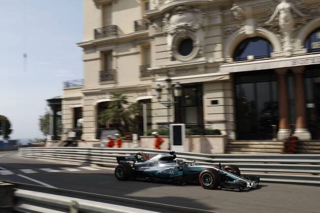 Motorsports: FIA Formula One World Championship WM Weltmeisterschaft 2017, Grand Prix of Monaco, 44 Lewis Hamilton (GBR, Mercedes AMG Petronas F1 Team), Monte Carlo Monaco xHOCHxZWEIx
